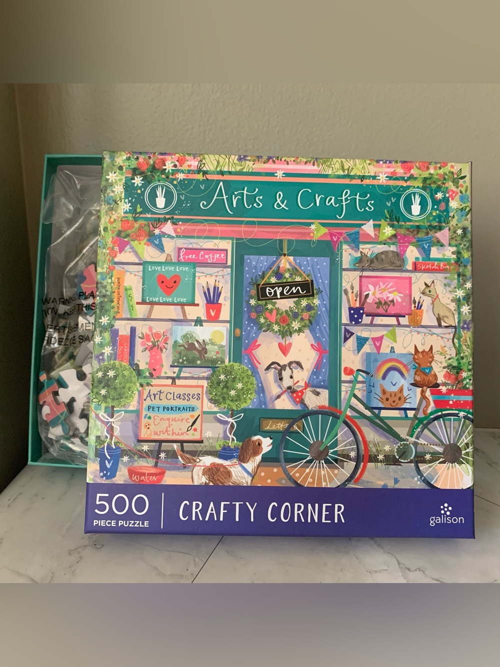Galison 500 pc puzzle CRAFTY CORNER